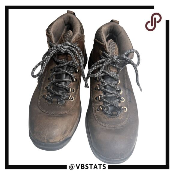 Timberland Women's White Ledge‎ Mid Waterproof Hiking Boot 12668 Brown Size 8.5 - Picture 3 of 7